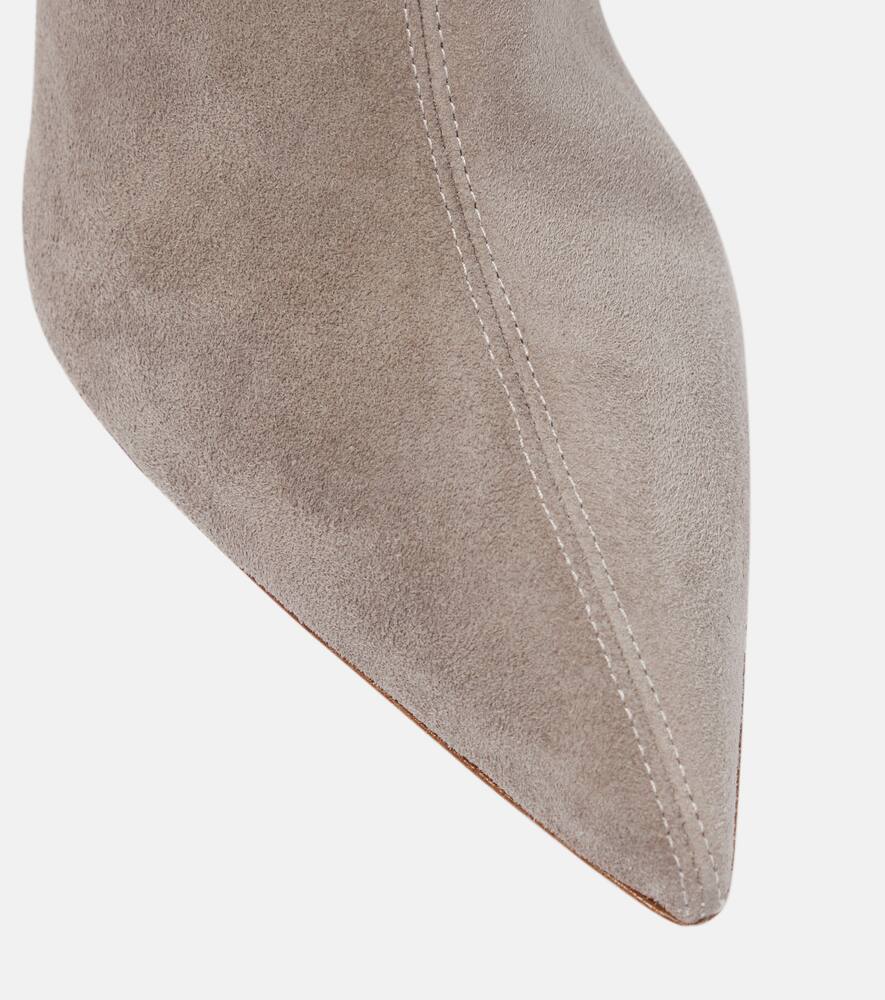 Aquazzura Saint Honor√É¬© 85 suede boots