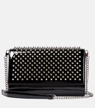 Christian Louboutin Paloma embellished leather clutch. Shop Christian Louboutin Shoulder Bags for women now.