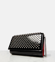 Christian Louboutin Paloma embellished leather clutch