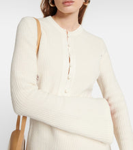 Chloe Ribbed-knit wool minidress