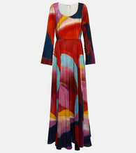 Chloe Printed silk maxi dress
