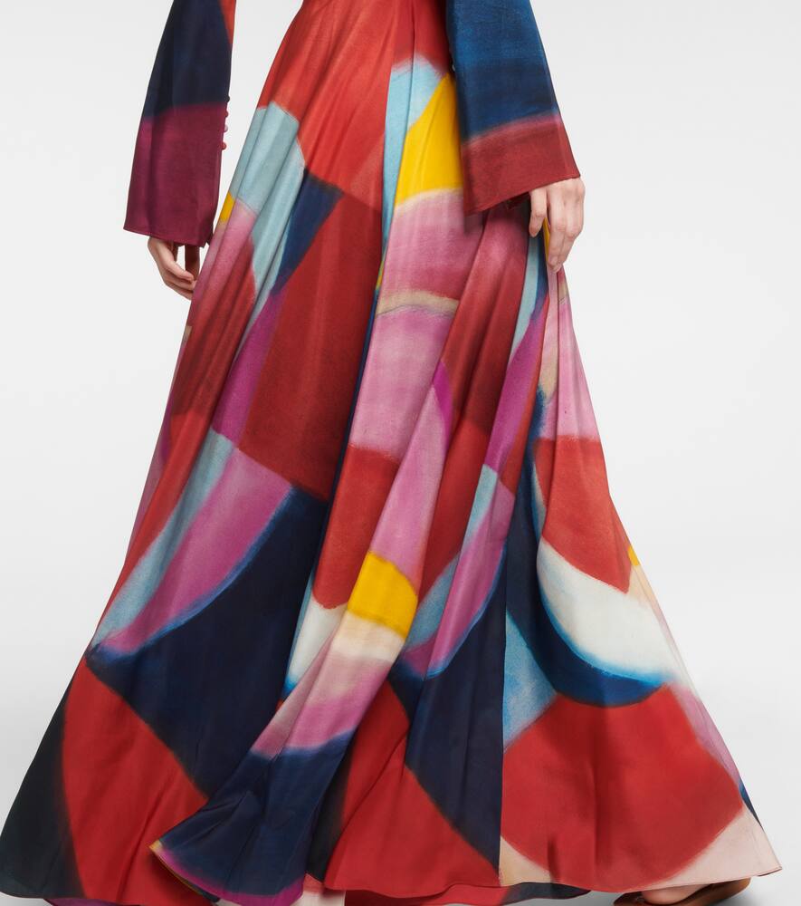 Chloe Printed silk maxi dress