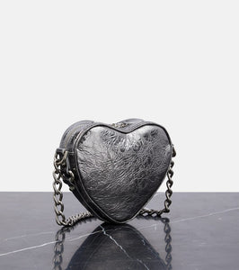 Balenciaga Le Cagole Heart Mini leather crossbody bag