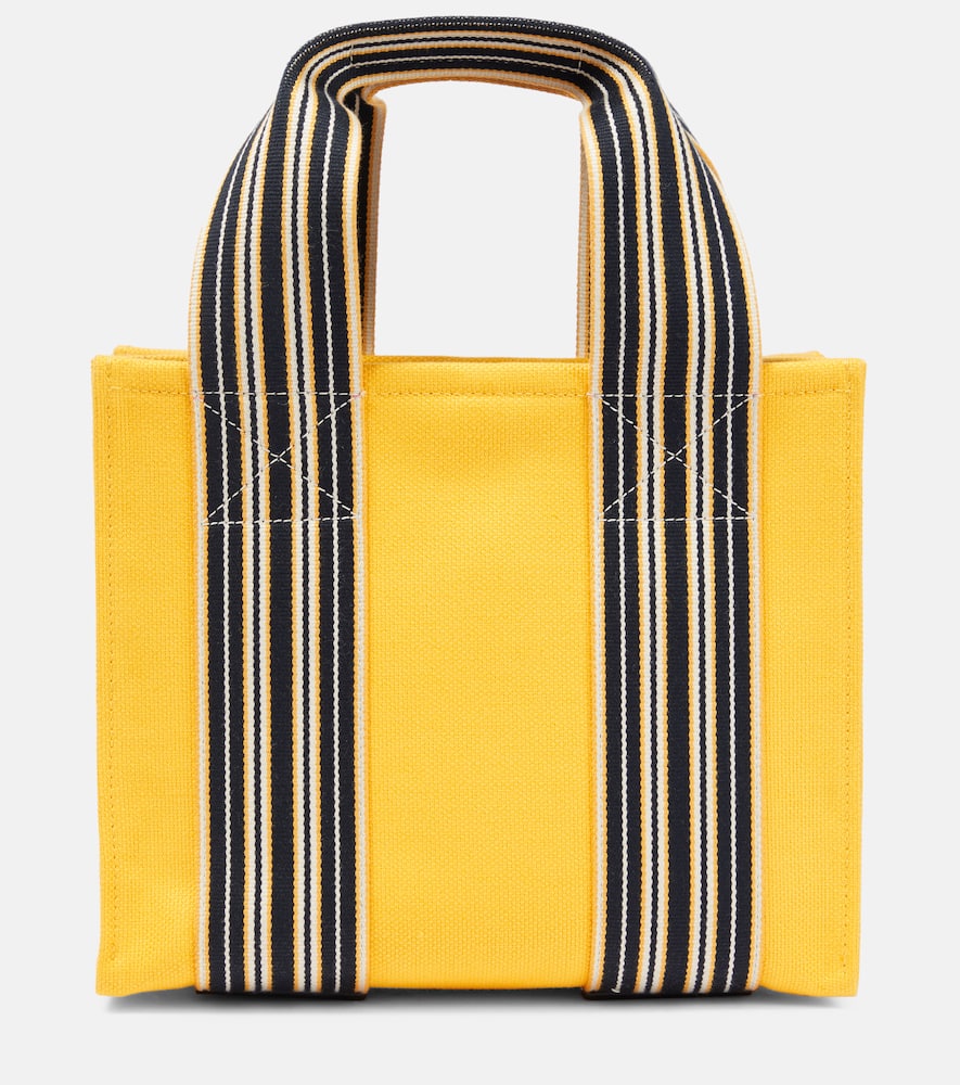 Loro Piana The Suitcase Stripe Mini canvas tote bag. Shop Loro Piana Tote Bags for women now.