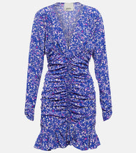 Isabel Marant Lara printed silk-blend minidress