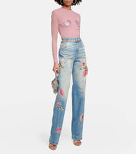 Gianvito Rossi Embellished leather mules