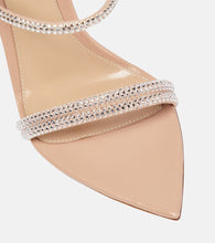 Gianvito Rossi Embellished leather mules