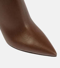 Gianvito Rossi Piper 85 leather ankle boots