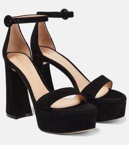 Gianvito Rossi Suede platform sandals