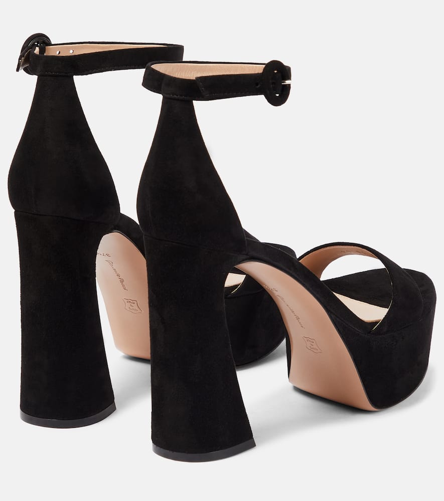Gianvito Rossi Suede platform sandals