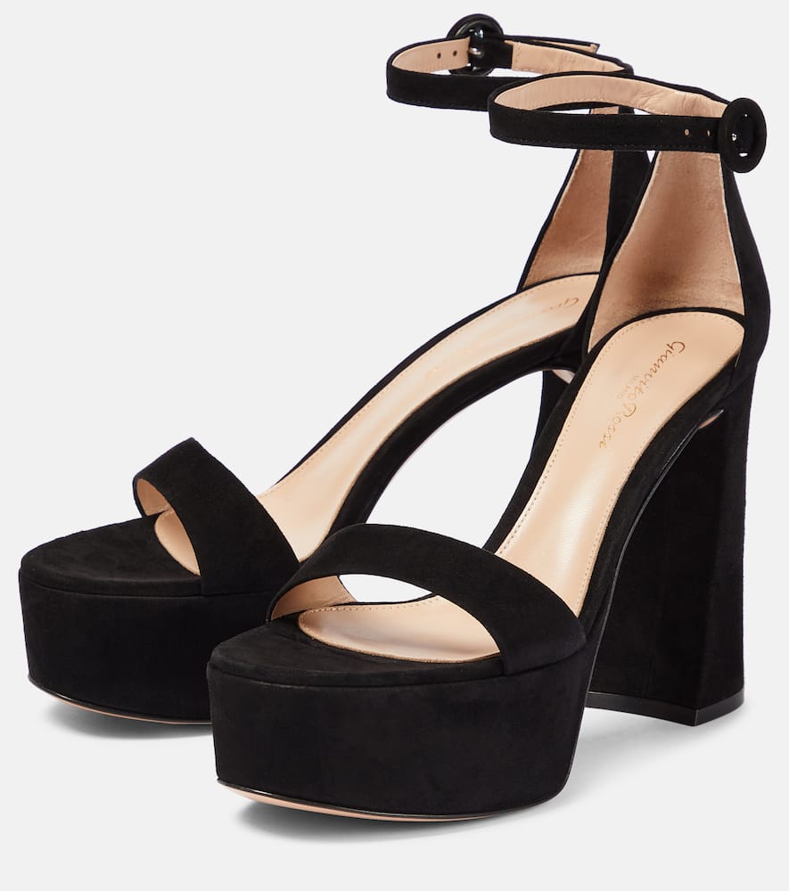 Gianvito Rossi Suede platform sandals