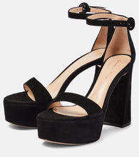 Gianvito Rossi Suede platform sandals