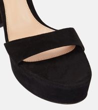 Gianvito Rossi Suede platform sandals