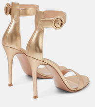Gianvito Rossi Portofino 105 leather sandals