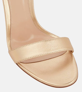 Gianvito Rossi Portofino 105 leather sandals