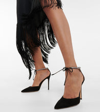 Gianvito Rossi Montecarlo D'Orsay 105 suede pumps