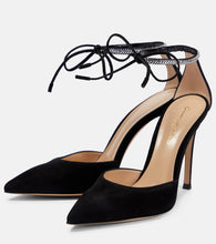 Gianvito Rossi Montecarlo D'Orsay 105 suede pumps