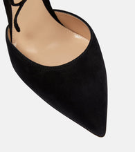 Gianvito Rossi Montecarlo D'Orsay 105 suede pumps
