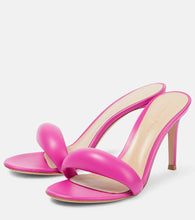 Gianvito Rossi Bijoux 85 leather mules