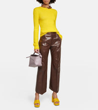 Gianvito Rossi Lena 95 leather mules