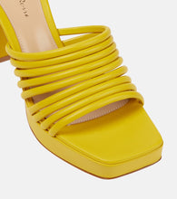 Gianvito Rossi Lena 95 leather mules