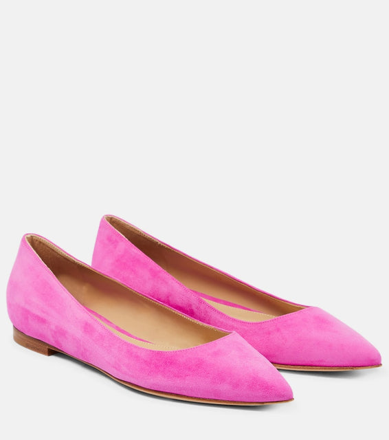 Gianvito Rossi Gianvito suede ballet flats