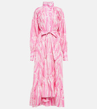 Patou Printed cotton maxi dress