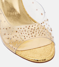Christian Louboutin Degramule 85 embellished mules
