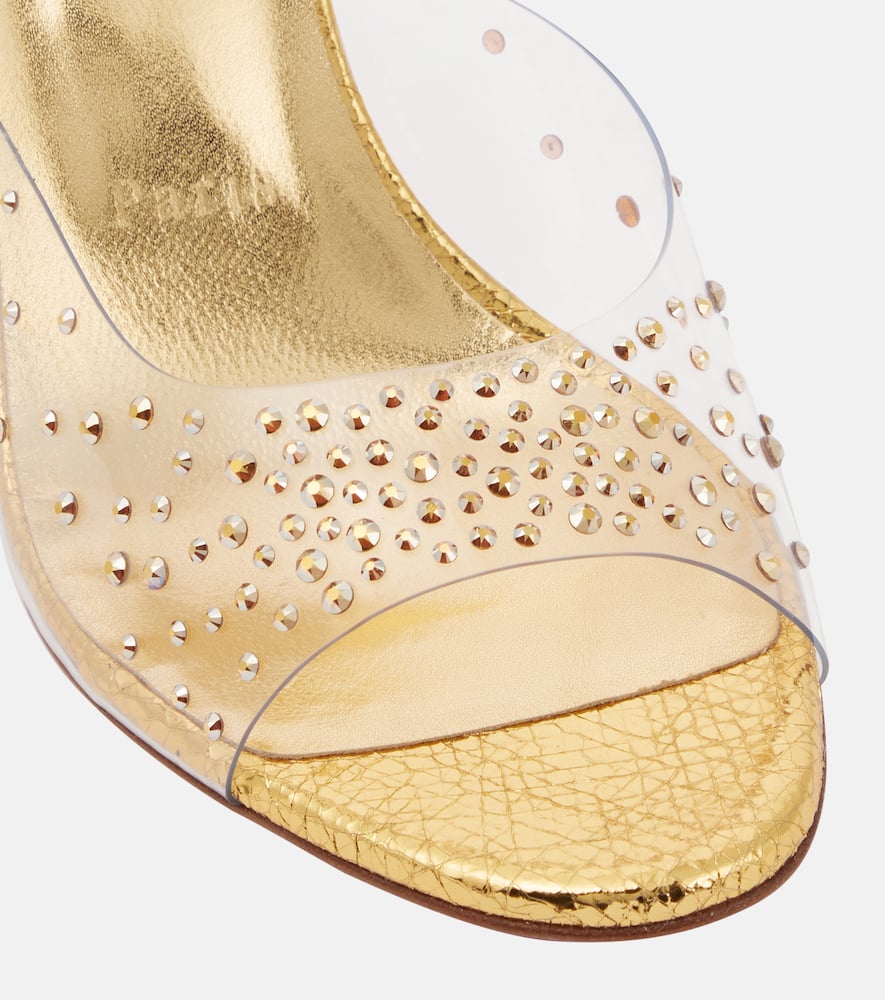 Christian Louboutin Degramule 85 embellished mules