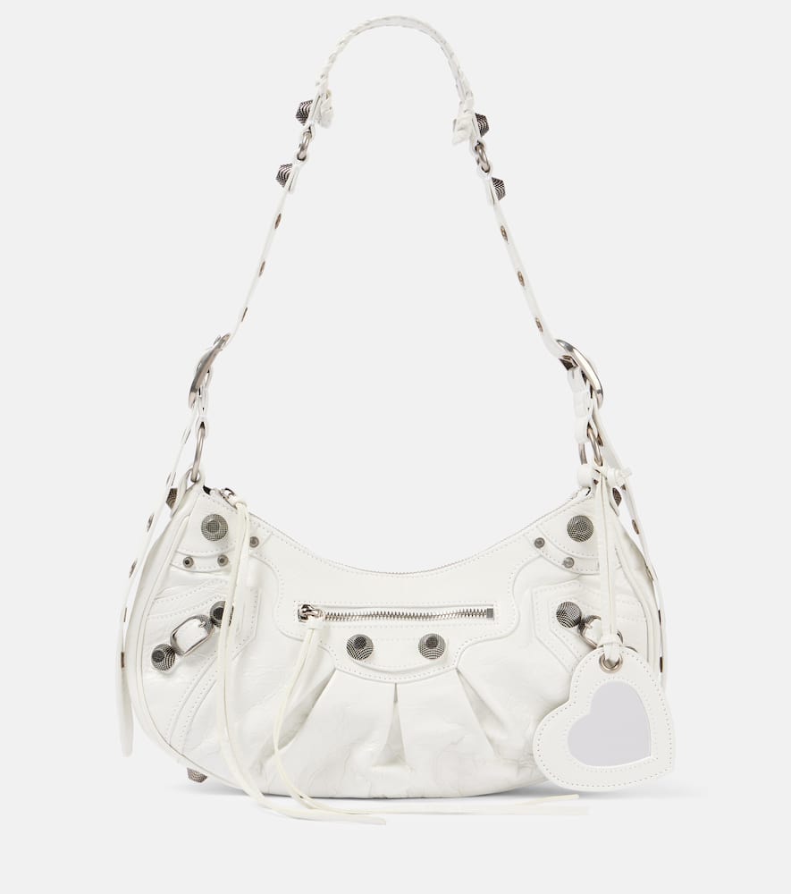 Balenciaga Le Cagole Small leather shoulder bag. Shop Balenciaga Shoulder Bags for women now.