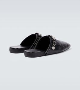 Balenciaga Cosy leather slippers