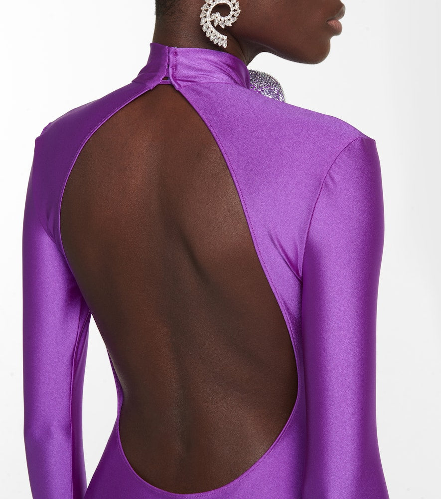 Giuseppe di Morabito Embellished cutout minidress