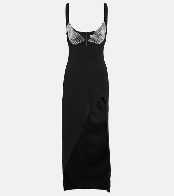 Giuseppe di Morabito Crystal-embellished maxi dress