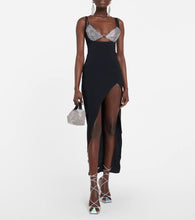 Giuseppe di Morabito Crystal-embellished maxi dress