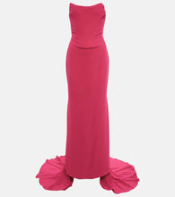 Giuseppe di Morabito Strapless crêpe gown