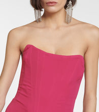 Giuseppe di Morabito Strapless crêpe gown