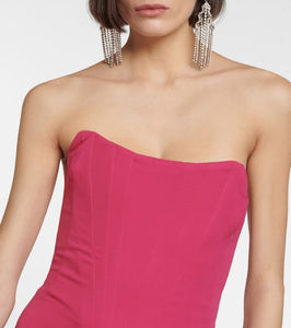 Giuseppe di Morabito Strapless crêpe gown