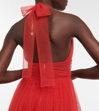 Dolce&Gabbana Halter-neck tulle midi dress