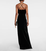 Alessandra Rich Cutout velvet gown