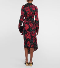 Dries Van Noten Floral wrap midi dress
