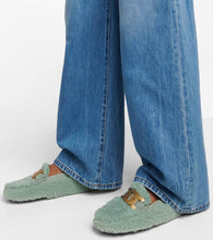 Tod's Gommino shearling loafers