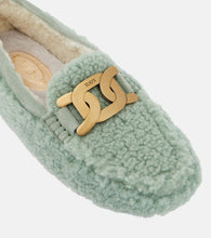 Tod's Gommino shearling loafers