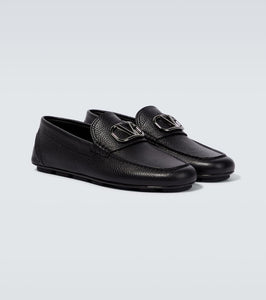 Valentino Garavani VLogo Signature leather driving shoes