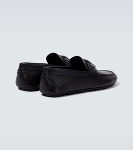 Valentino Garavani VLogo Signature leather driving shoes