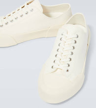 Jil Sander Cotton canvas sneakers