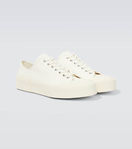 Jil Sander Cotton canvas sneakers