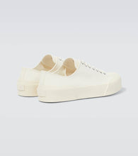 Jil Sander Cotton canvas sneakers