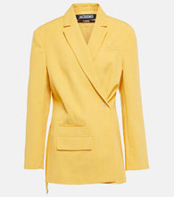 Jacquemus La Veste Tibau linen-blend blazer - Jacquemus La Veste Tibau 亚麻混纺西装外套
