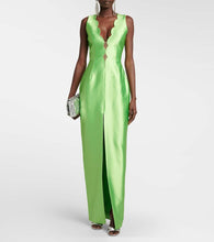 Rasario Cutout satin gown