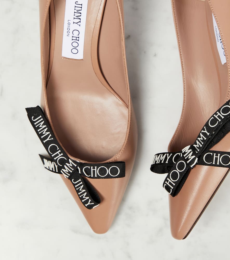 Jimmy Choo Romy 60 embellished leather pumps